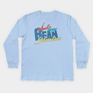What's your bean situation? Kids Long Sleeve T-Shirt